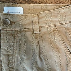 Patterned mustard color trouser